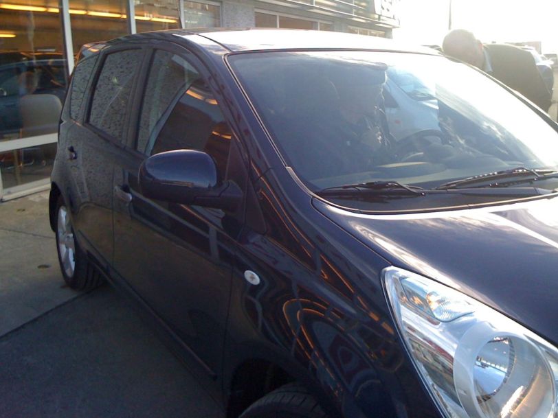 Første tur med nybilen Nissan Note