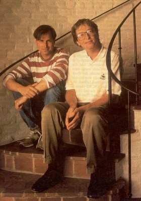 Steve Jobs og Bill Gates