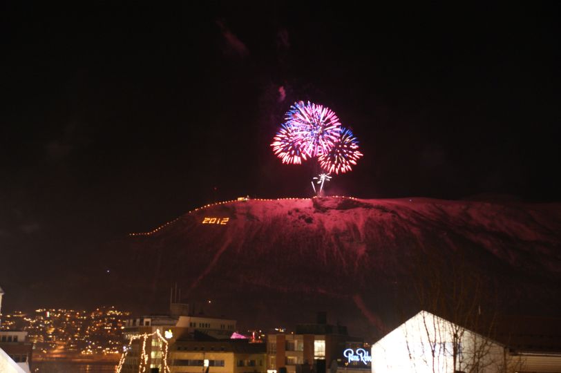 Fjellfyrverkeri. Foto: R.T.Enoksen