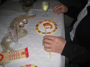 Sushi på bygdehuset. Foto: J.K. Bless