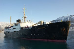 Nordstjernen til kai i Tromsø. Foto: R.T. Enoksen