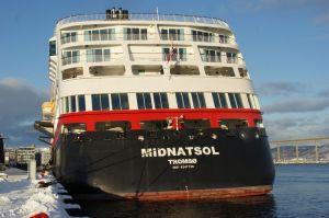 Midnatsol hekken. Foto: J.K. Bless