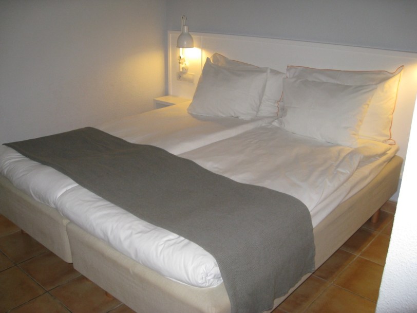 En royal seng. Den var riktig god å ligge i og ikke så steinhard som spanske senger vanligvis er. 