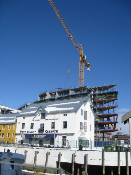 Hotell på kaia.  Foto: J.K. Bless