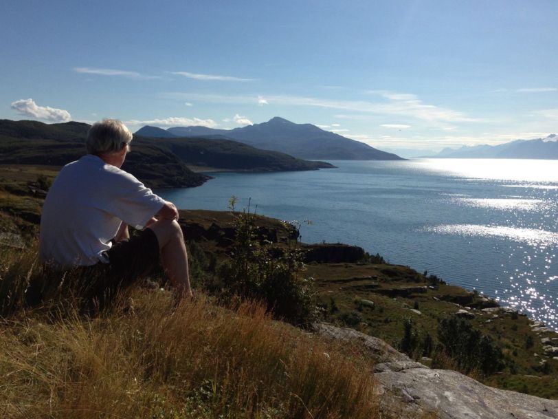 Nydelig utsikt over Lyngenfjorden
