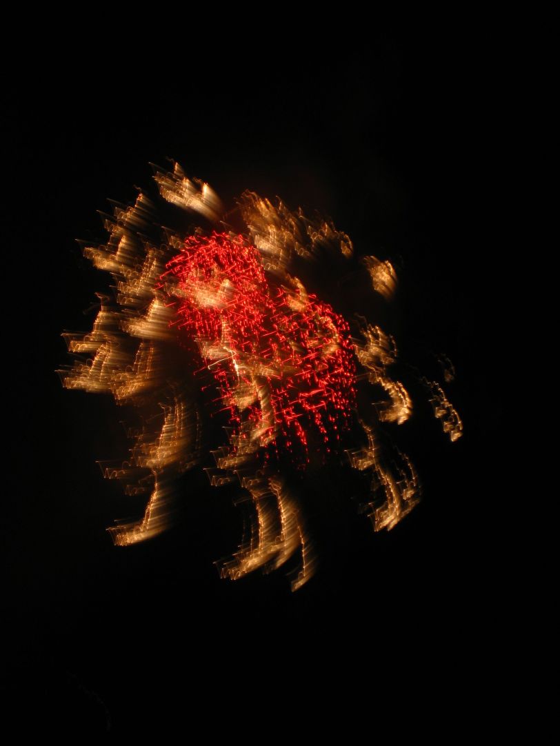 Nyttårsrakett med hjerte