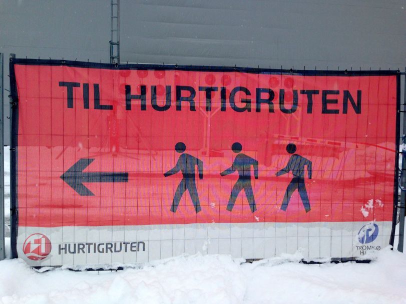 Til hurtigruten. Foto: J. K. Bless