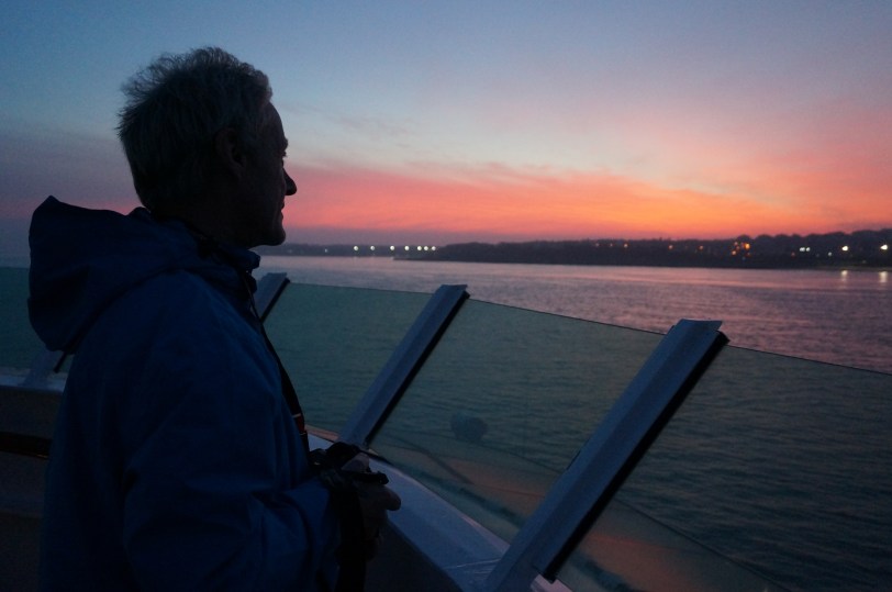 Fram dag 1 Vakker solnedgang