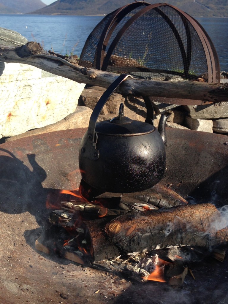 Lunsjkaffe på gang