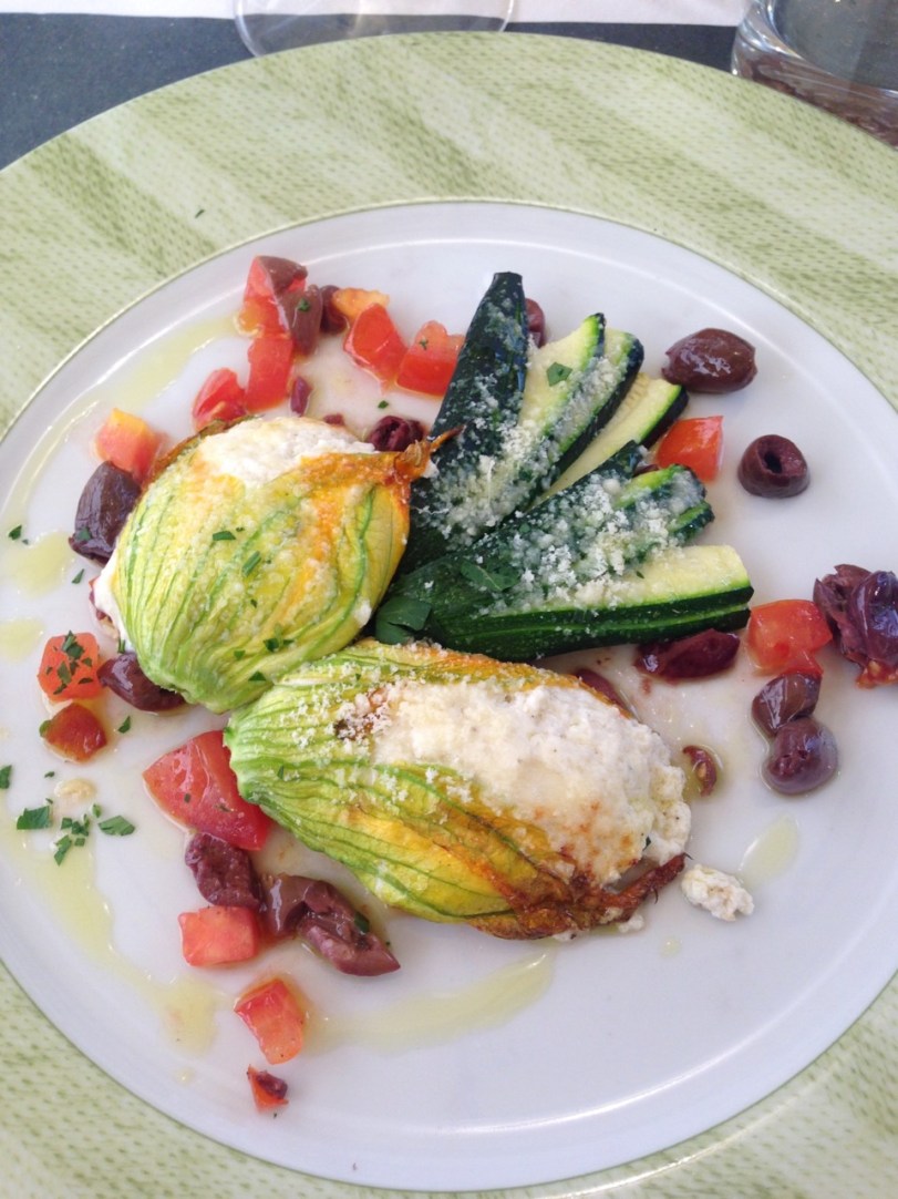 Lunsj zucchiniblomster