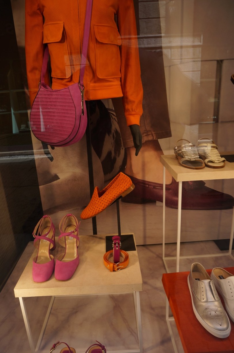 Sko i butikkvindu